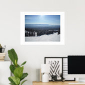 Poster Scène d'hiver à Big White (Bureau à domicile)