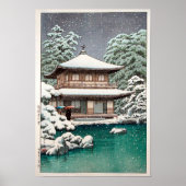 Poster Scène d'hiver de Hasui Kawase (Devant)