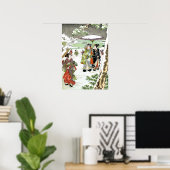 Poster Scène d'hiver japonaise (Bureau à domicile)