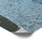 Poster Scène d'hiver Wonderland Snowy Arrière - plan (Coin)