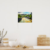 Poster Scène d'Ironbridge dans le Shropshire, Angleterre (Cuisine)