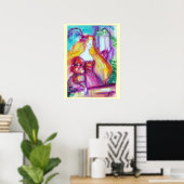 POSTER SCÈNE DU BALCON DE ROMÉO ET JULIETTE (Bureau à domicile)