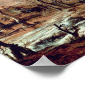 Poster Scène du canal gelé (Coin)