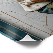 Poster Scène du chaos de la broderie (Coin)