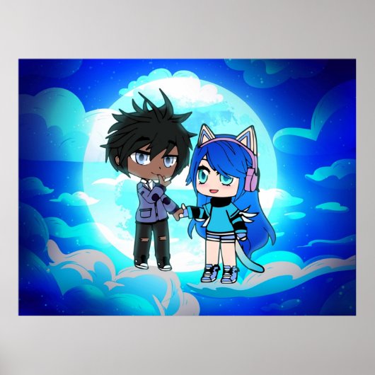 Poster Scène du ciel de Gacha (Devant)