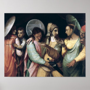 Poster Scène du Commedia dell'Arte, c.1765