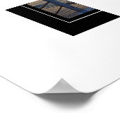 Poster Scène du coucher du soleil de l'affiche (Coin)