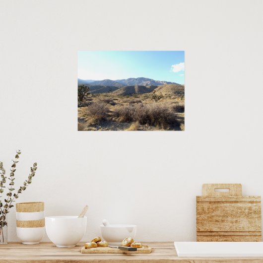 Poster Scène du désert de Mojave 05 (Cuisine)