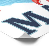 Poster Scène du homard et du phare de Portland (Coin)