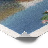 Poster Scène du lac Idaho avec Lily PadsIdaho (Coin)