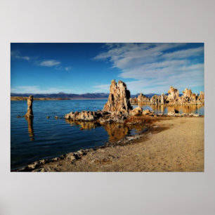 Poster Scène du lac Mono