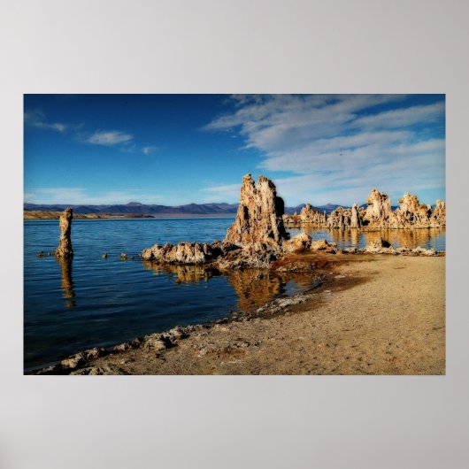 Poster Scène du lac Mono (Devant)