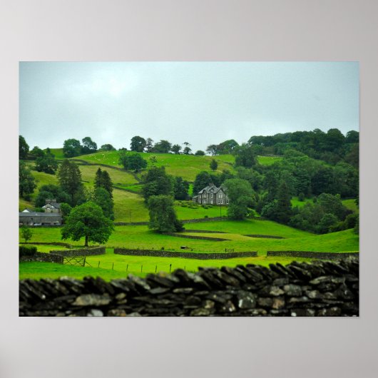 Poster Scène du Lake District (Devant)