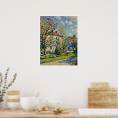 Poster Scène du parc Serene au début du printemps (Cuisine)