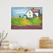 Poster scène en aquarelles (Cuisine)