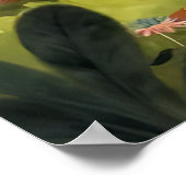 Poster Scène forestière d'animaux mignons de la forêt (Coin)