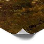 Poster Scène Forêt - Art Diaz de la Peña (Coin)