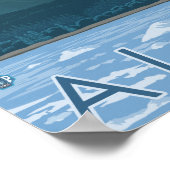 Poster Scène glaciaire - Juneau, Alaska (Coin)