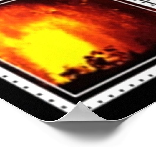 Poster Scène hawaïenne (Coin)