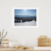 Poster Scène hivernale à Big White (Cuisine)