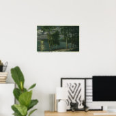 Poster Scène Lune sur le lac (Bureau à domicile)