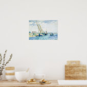 Poster Scène marine Bateaux près de Venise (Cuisine)