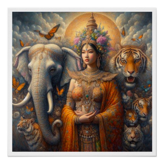 Poster Scène mystique spirituelle (Devant)