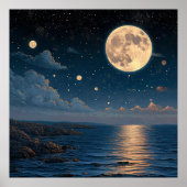 Poster Scène nocturne (Devant)