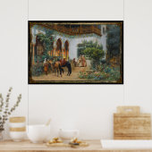 Poster Scène nord-africaine (Cuisine)