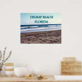 Poster Scène océanique de Delray Beach Floride (Cuisine)