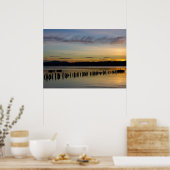 Poster Scène pacifique (Cuisine)