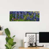 Poster Scène panoramique Bluebonnet (Bureau à domicile)