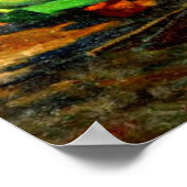 Poster Scène portuaire de Rapallo; peinture de Paul Fisch (Coin)