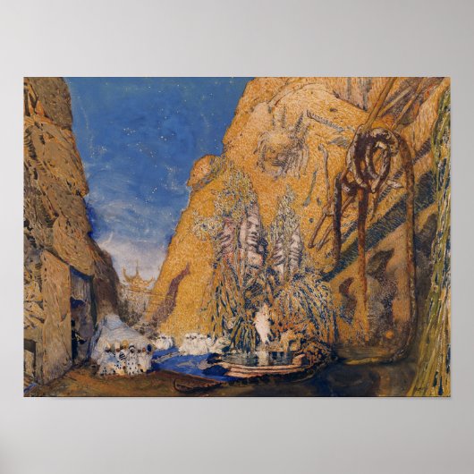 Poster Scène pour "Dieu Bleu" (Devant)