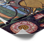 Poster Scène Râg mâIstanbul Series : Krishna Avec Son Flû (Coin)