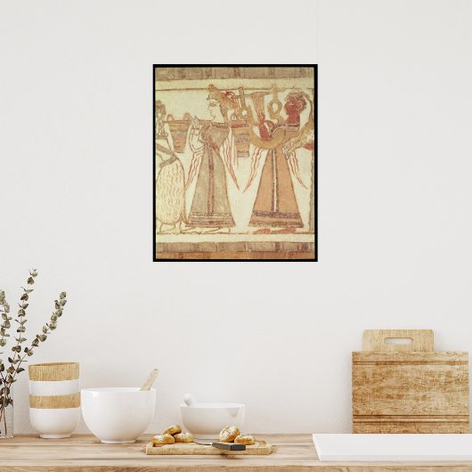 Poster Scène rituelle de culte (Cuisine)