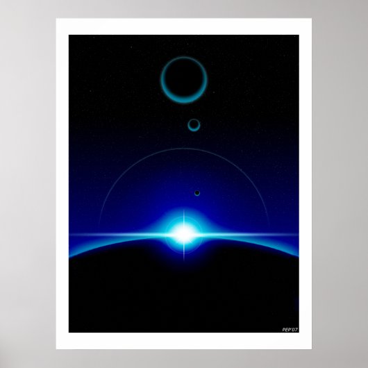 Poster Scène solaire (Devant)