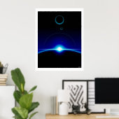 Poster Scène solaire (Bureau à domicile)