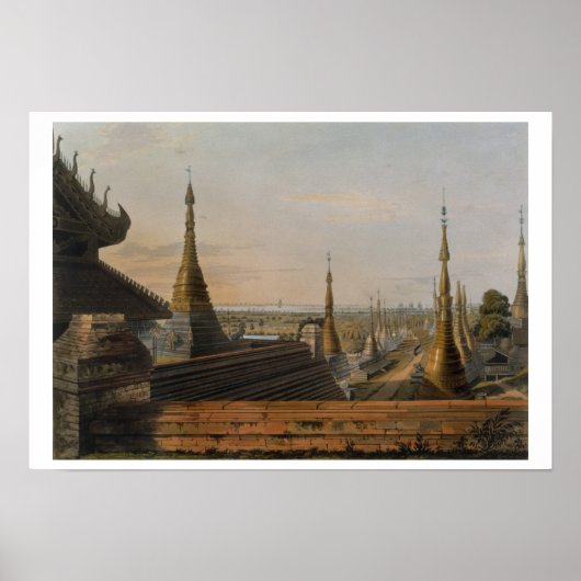 Poster Scène sur la route de l'Est de Rangoon En regardan (Devant)