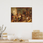 Poster Scène Taverne - David Teniers Art (Cuisine)