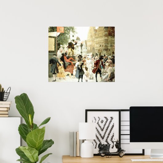 Poster Scène Théâtre Klimt Hréponurst Imprimer (Bureau à domicile)