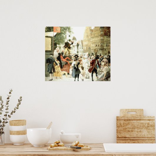 Poster Scène Théâtre Klimt Hréponurst Imprimer (Cuisine)