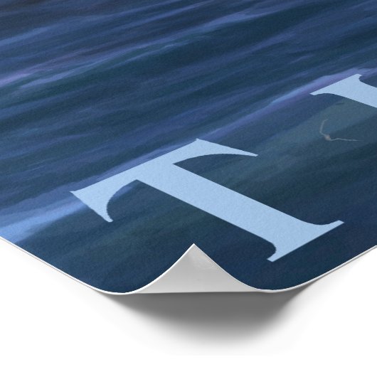 Poster Scène Titanic Ligne étoile blanche (Coin)