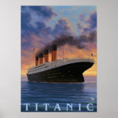 Poster Scène Titanic Ligne étoile blanche (Devant)