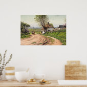 Poster Scène un jour d'été | été danois Vintage (Cuisine)