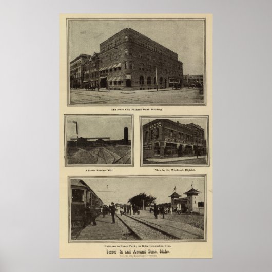 Poster Scènes, Boise, Idaho (Devant)