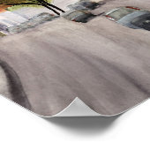 POSTER SCÈNES CANADIENNES : MONTRÉAL - COULEUR D'EAU (Coin)