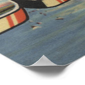 Poster Scènes de grandes lettres - Plages du comté de Dar (Coin)