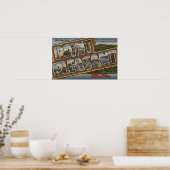 Poster Scènes de grandes lettres - Plaisant à point, WV (Cuisine)