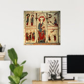 Poster Scènes de la vie de la Vierge (Bureau à domicile)
